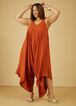 Cropped Harem Jumpsuit, Umber image number 2