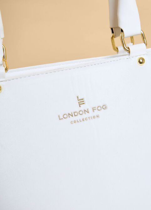 London Fog Poppy Tote, White image number 2