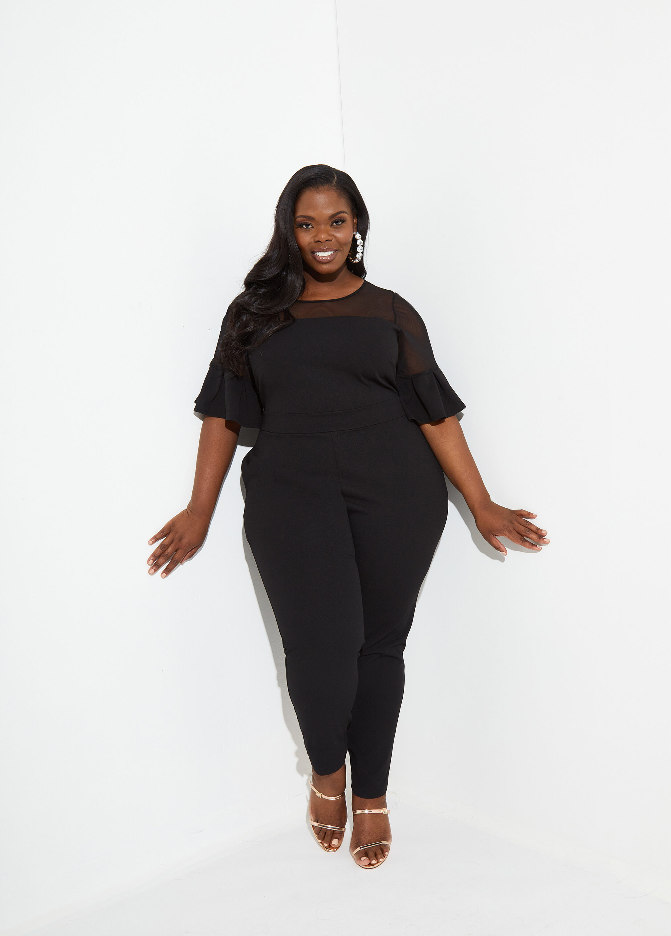 Msk plus size sales jumpsuits