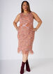 Fringed Crochet Sweater Dress, Pureed Pumpkin image number 0