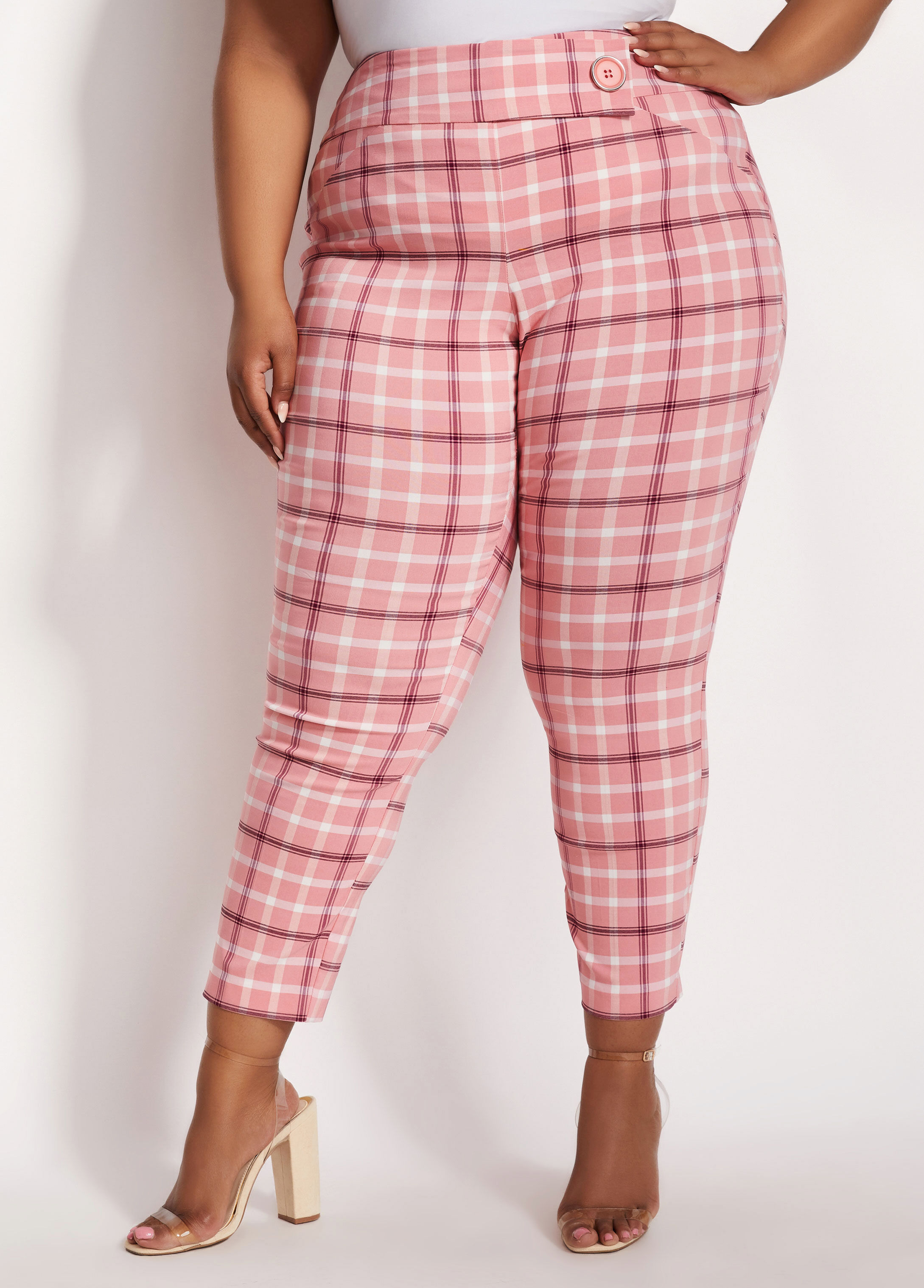 Buy Pink Plaid Pants Online In India  Etsy India