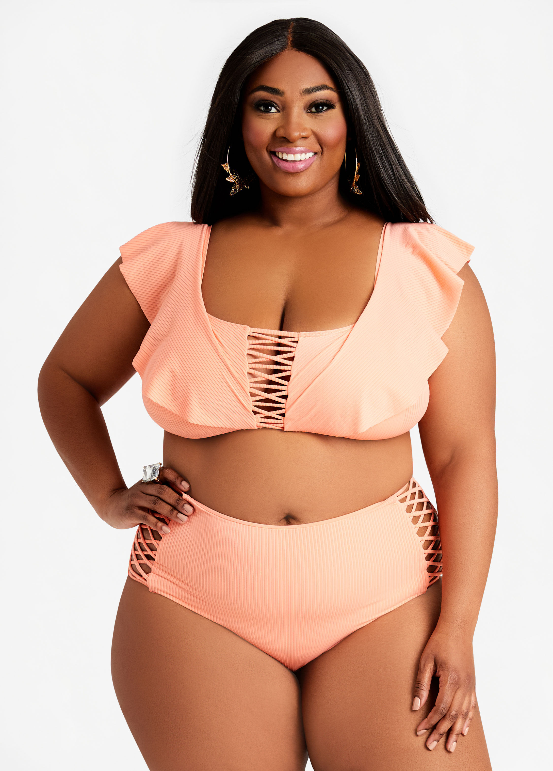 ashley stewart bathing suits