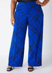 High Waist Plaid Straight Leg Pants, Surf The Web image number 2