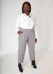 Ponte Tapered Ankle Pants, Silver Filigree image number 2