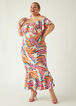 Watercolor Off The Shoulder Dress, Multi image number 0