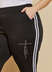 Faith Striped Joggers, Black image number 4