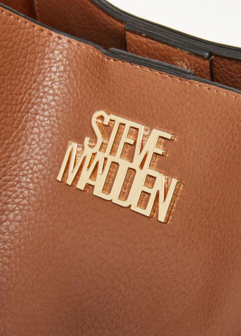 Steve Madden BKolt Satchel, Brown image number 2