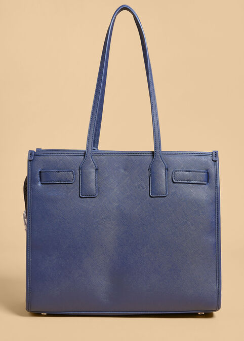 Anne Klein Saffiano Tote, Navy image number 1