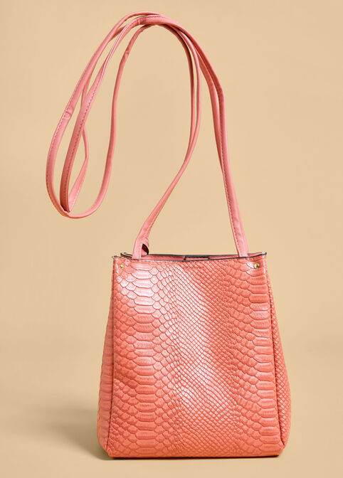 London Fog Coco Bucket Bag, Orange image number 1