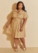 Belted Woven Shirtdress,  image number 0
