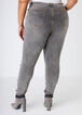 Faux Pearl Skinny Jeans, Grey image number 1