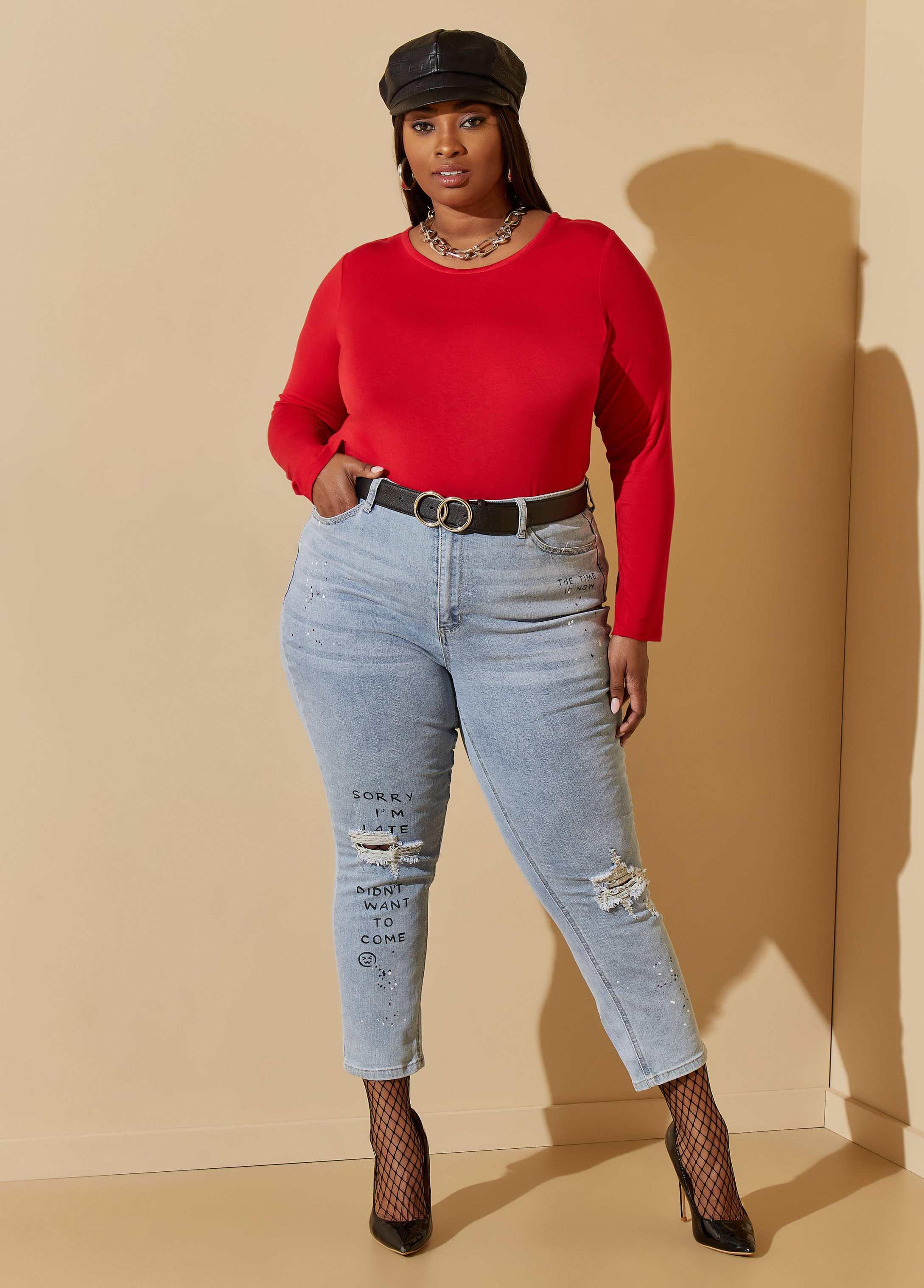 Clearance plus size on sale jeans