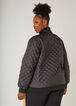 Quilted Bomber Jacket, Black image number 1