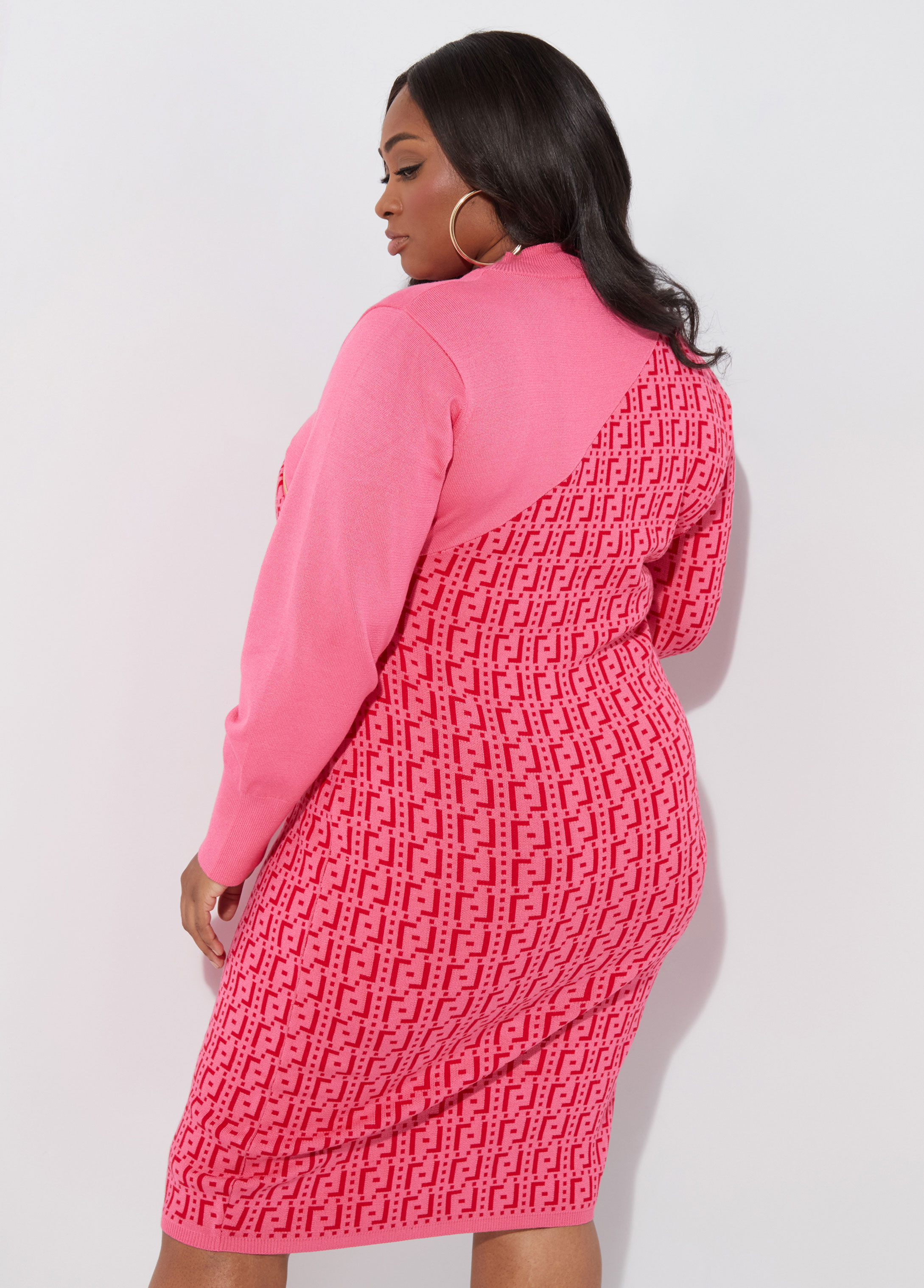 cheap sweater dresses for plus size