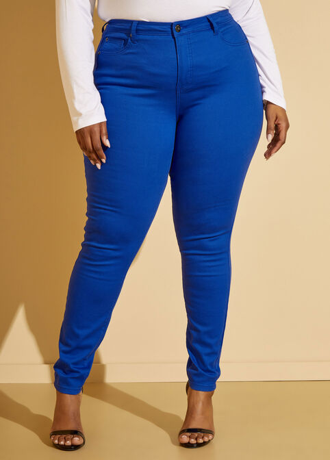 Plus Size High Rise Jeggings High Waist Stretchy Denim Skinny Jeans