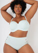 Cutout Seamless High Waist Briefs, Mint Green image number 3