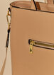 London Fog Caviar Tote, Camel Taupe image number 4