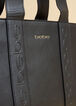 Bebe Hana Faux Leather Tote, Black image number 2