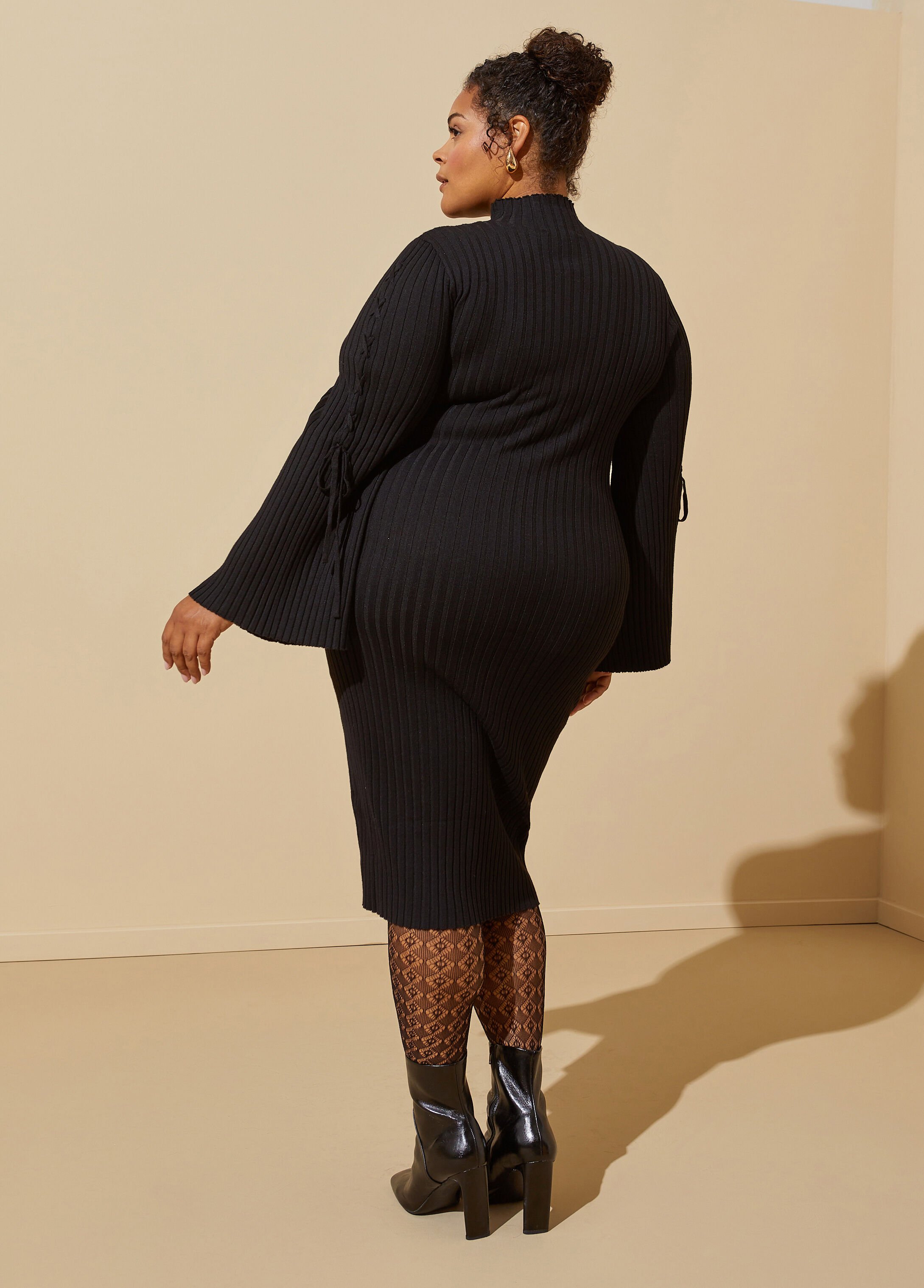 Plus Size ribbed knit sweater dress plus size bodycon knit dress