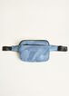 Denim Print Belt Bag, POWDER BLUE image number 1