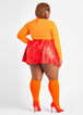 Brainy Babe Halloween Costume, Orange image number 1