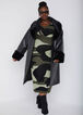 Distressed Camo Midaxi Skirt, Olive image number 3