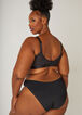 Paneled Side Smoothing Minimizer Bra, Black image number 1