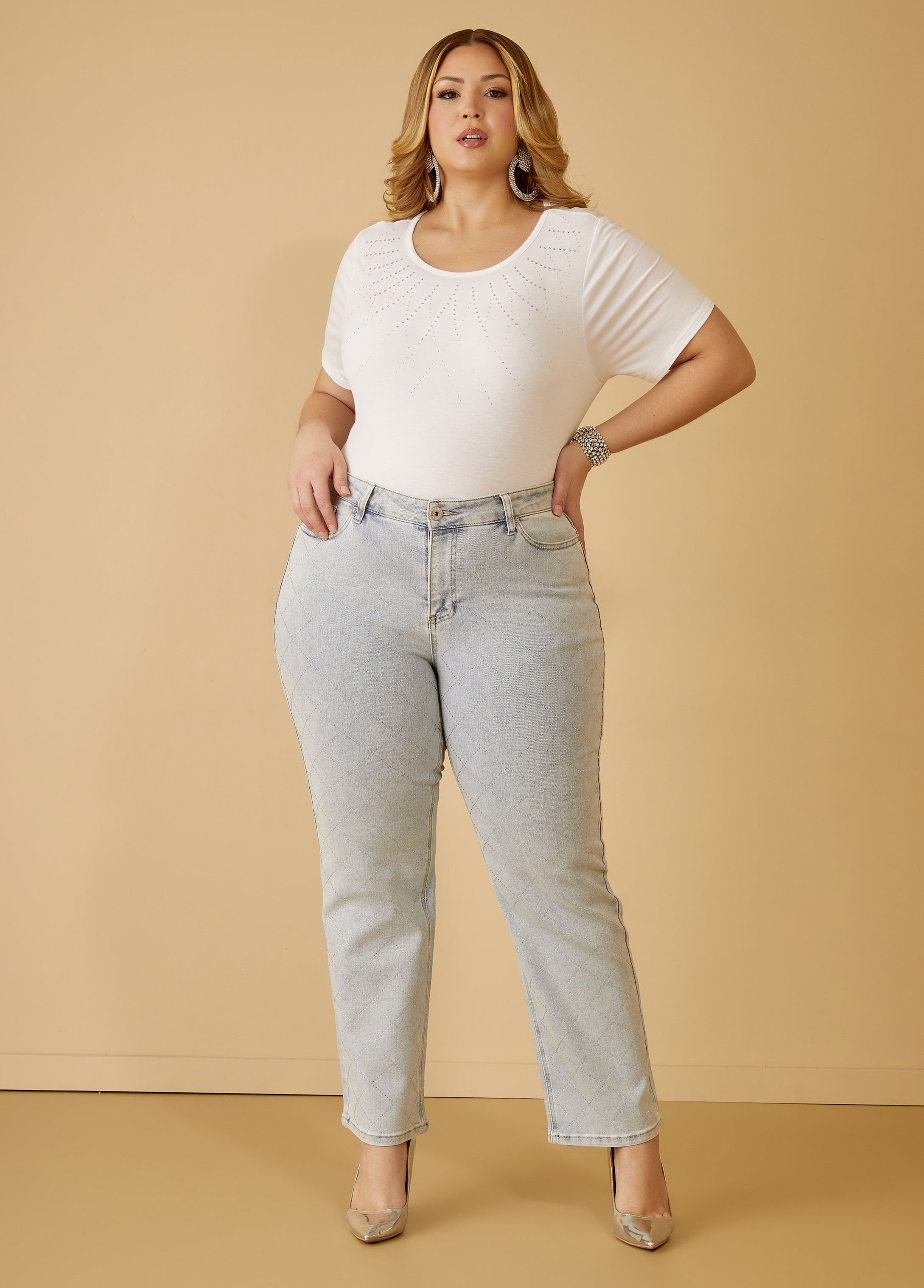 Crystal Straight Leg Jeans