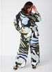 Belted Swirl Print Jumpsuit, SWAMP image number 0