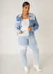 Patchwork Denim Jacket, Dk Rinse image number 2