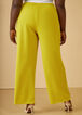 Textured Knit Straight Leg Pants, Lime Green image number 1