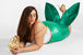 Alluring Sea Siren Halloween Costume, Green image number 5
