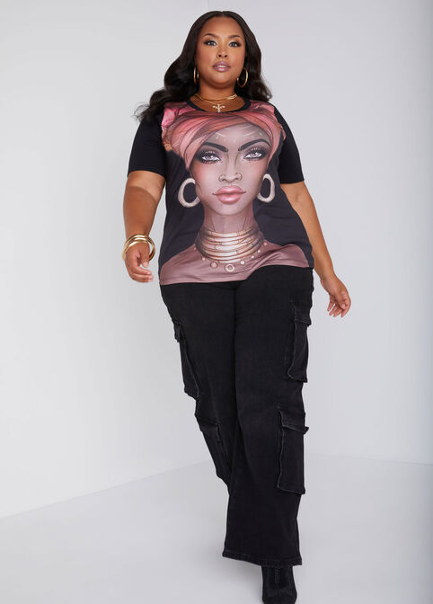 Portrait Graphic Tee, Multi image number 2