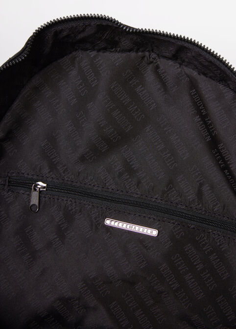 Steve Madden BJewel Quilted Backpack, Black image number 3