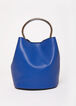 Top Handle Faux Leather Bucket Bag, Surf The Web image number 0