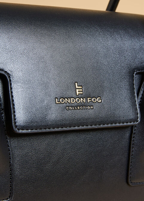 London Fog Lucia Tote, Black image number 2