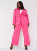 Belted Ponte Jacket, Fandango Pink image number 2