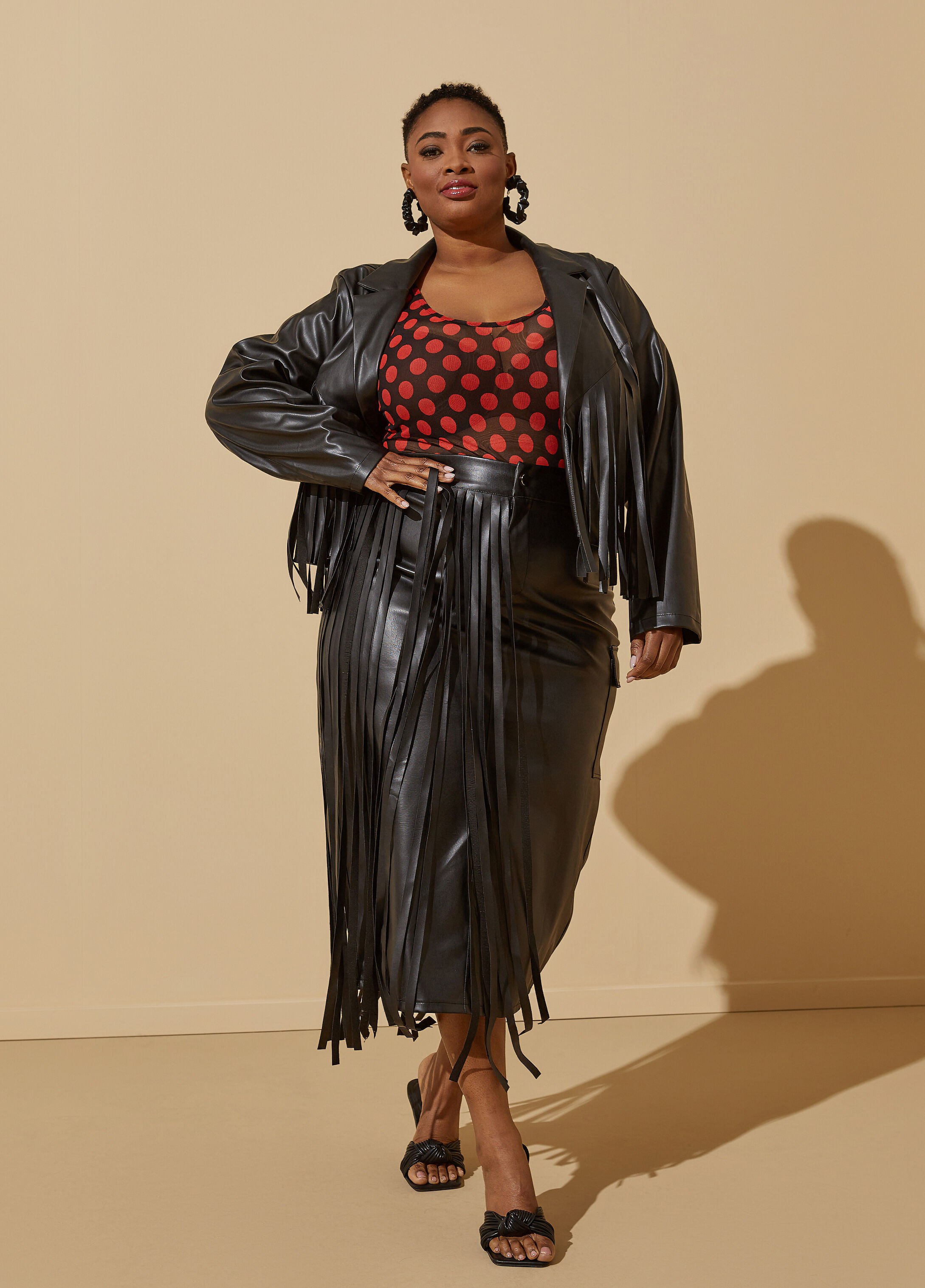 Plus size clearance leather skirt vest