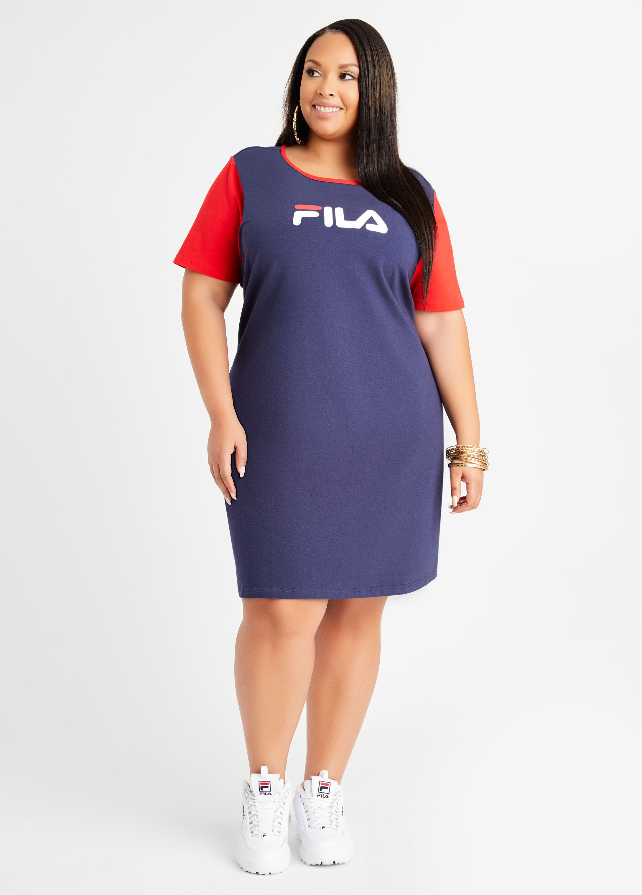 Fila plus size tops hotsell