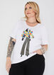 Sheila Gray Model Tee, White image number 0