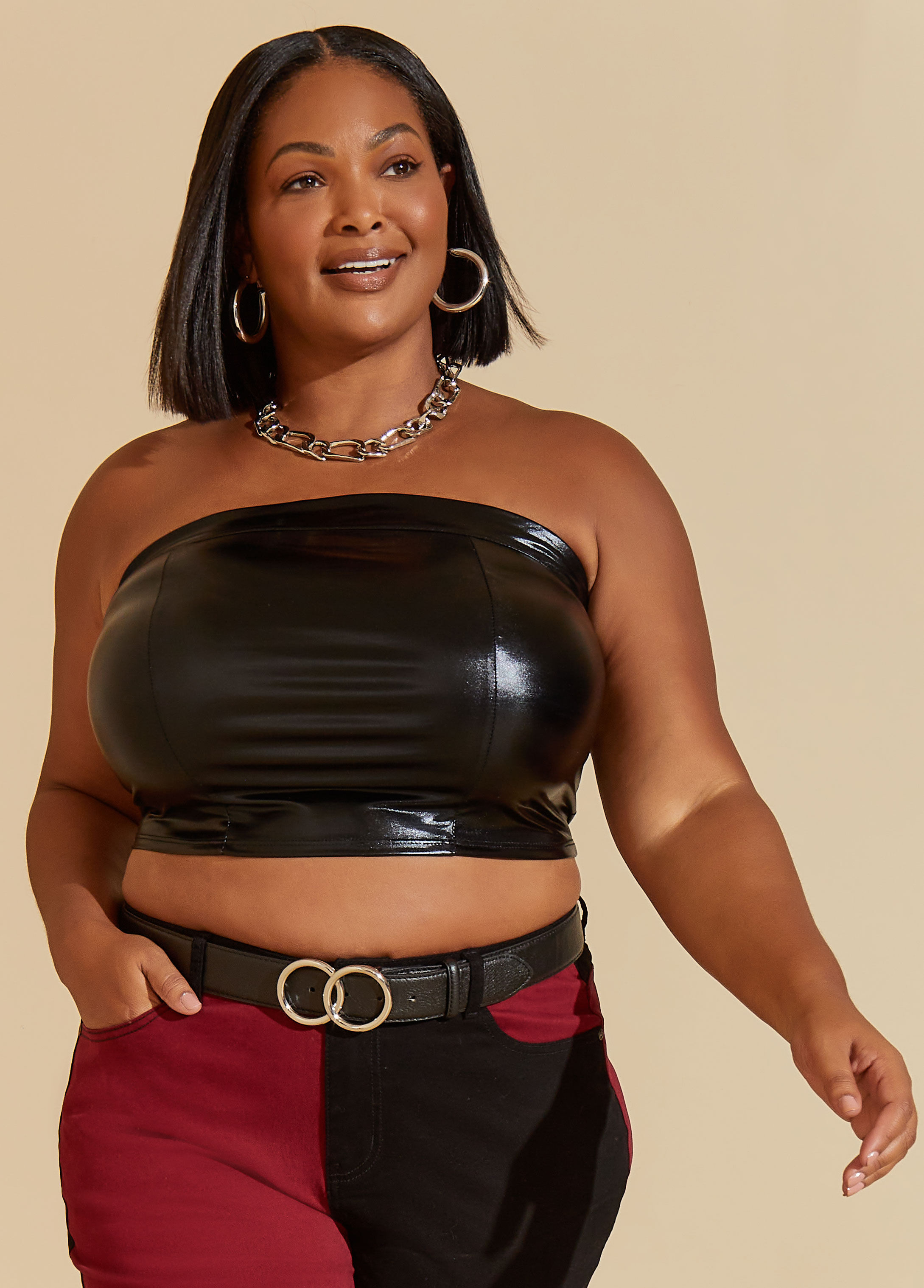 Plus size tube discount top