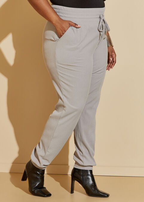 Ribbed Joggers, Alloy image number 2