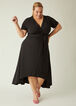 Belted Hi Low Midi Dress, Black image number 0