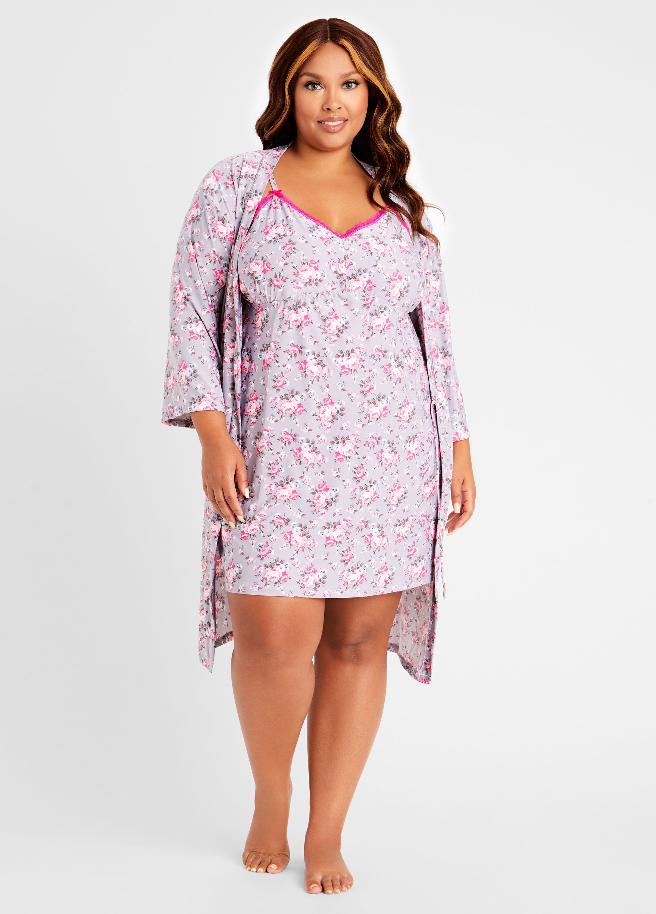 Rene rofe discount plus size sleepwear