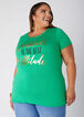 Gratitude Attitude Graphic Tee, Green image number 0