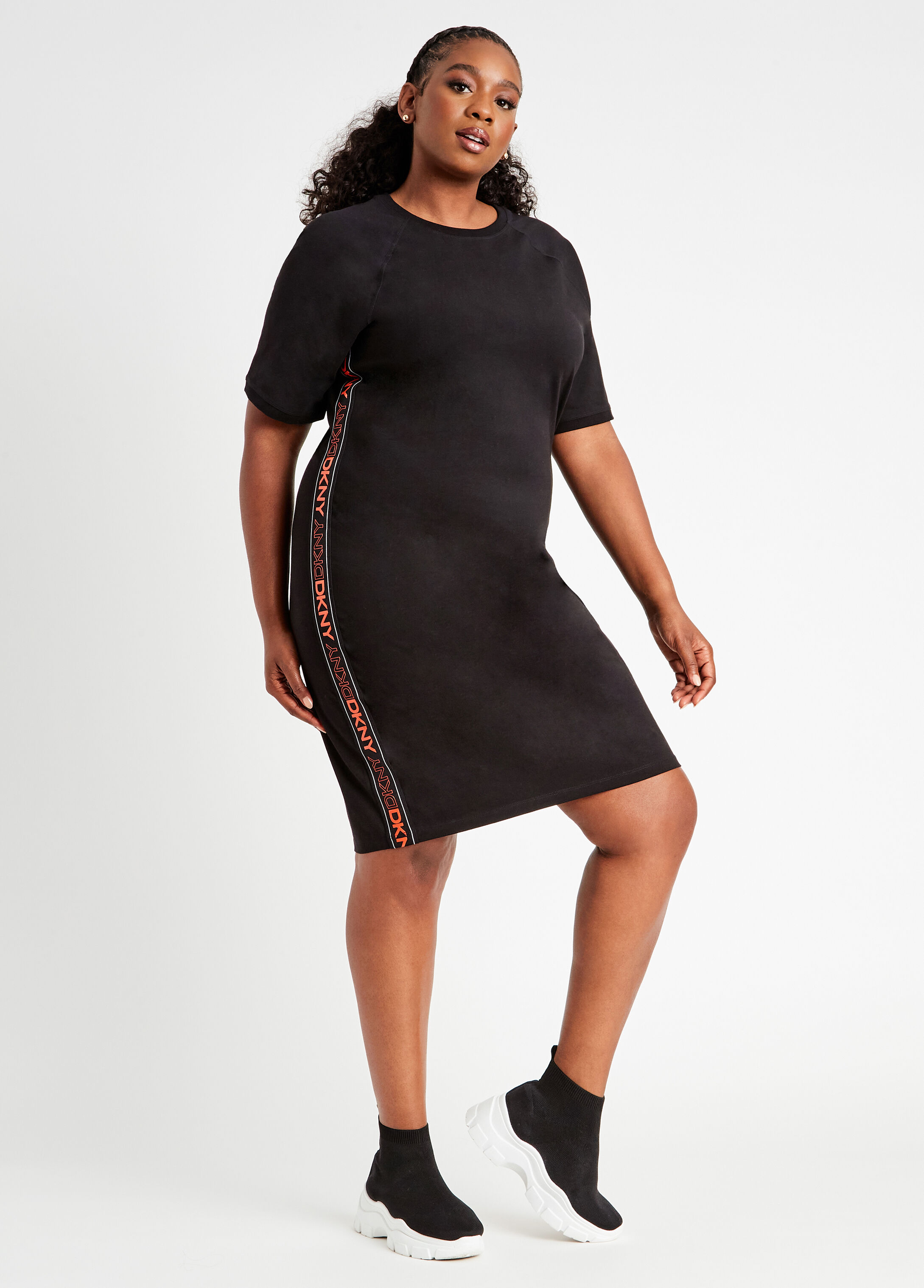 plus size dkny dresses