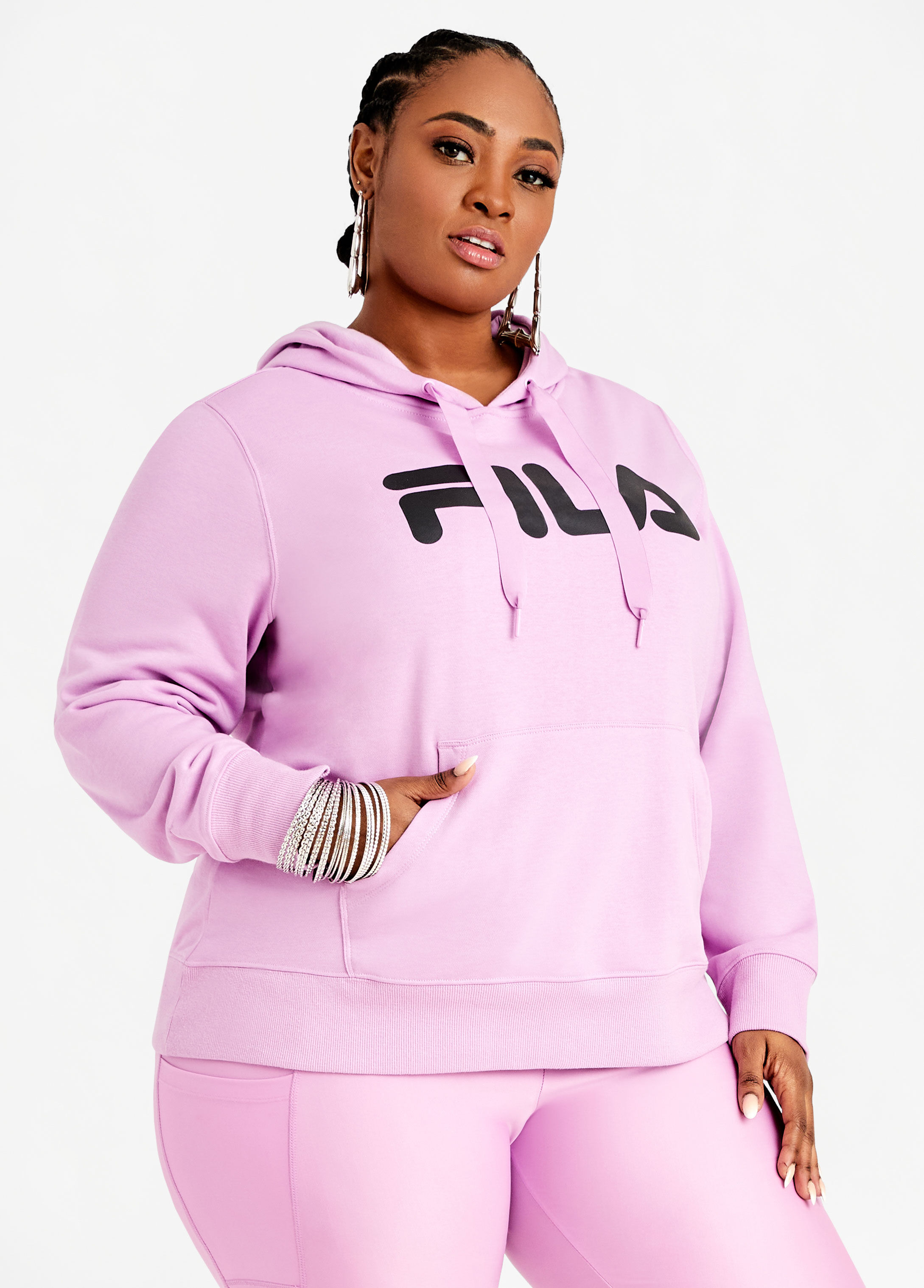 Plus size deals fila hoodie