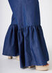 Bell Bottom Chambray Jumpsuit, Dk Rinse image number 2