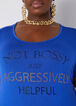 Not Bossy Embellished Tee, Surf The Web image number 3