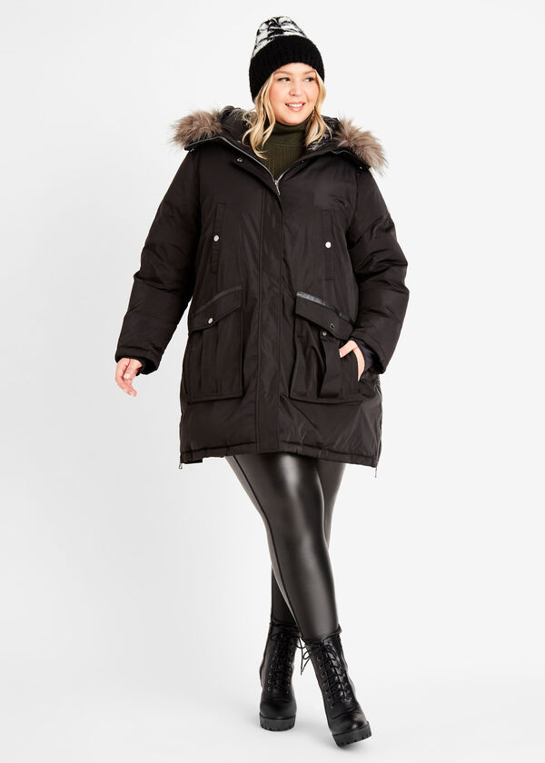 Plus Size Puffer Coat Designer Vince Camuto Faux Fur Plus Size Coats